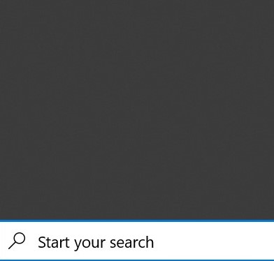 La búsqueda de Windows 10 da resultados en blanco
