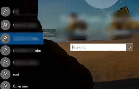 muestre al usuario de dominio registrado en la pantalla de inicio de sesión de Windows 10