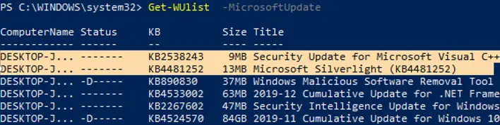 obtener actualizaciones de Microsoft Update para productos microsoft adicionales