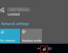  Acceso limitado / Sin acceso a Internet en Windows 10 a través de Wi-Fi