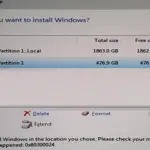 Error de instalación de Windows 10 0x80300024