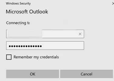 Outlook 2016 sigue pidiendo una contraseña