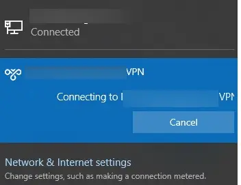 La conexión VPN se cuelga / no funciona en Windows 10