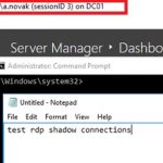 ¿Cómo reparar (control remoto) la sesión RDP de un usuario en RDS Windows Server 2016/2019?