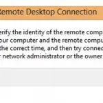 El escritorio remoto no puede verificar la identidad de la computadora remota debido a la diferencia de fecha y hora