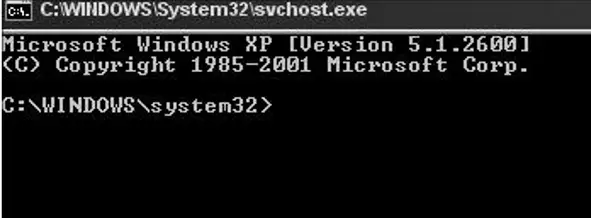 windows xp - ejecutar cmd interactivo en nombre del sistema