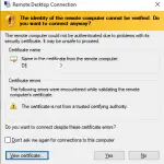 Protección de las conexiones RDP con certificados SSL / TLS de confianza