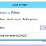 Corrección: Windows no puede conectarse a la impresora Error 0x00000057