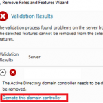 ¿Cómo eliminar (degradar) un controlador de dominio en Active Directory?