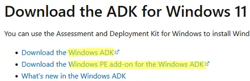 descargar adk para windows 11