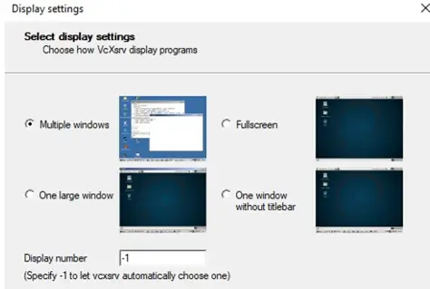 instalar VcXsrv Windows X Server 