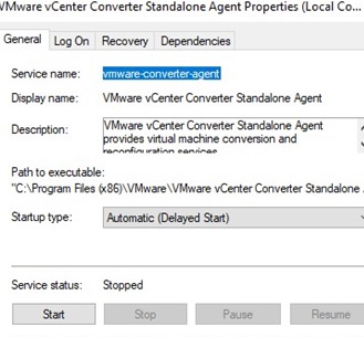 servicio vmware-converter-agent