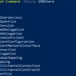 ¿Cómo administrar recursos compartidos de archivos de Windows usando PowerShell?